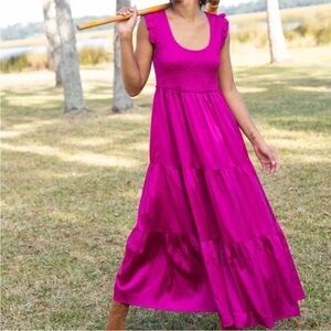 Natural Life Fuchsia Maxi Dress